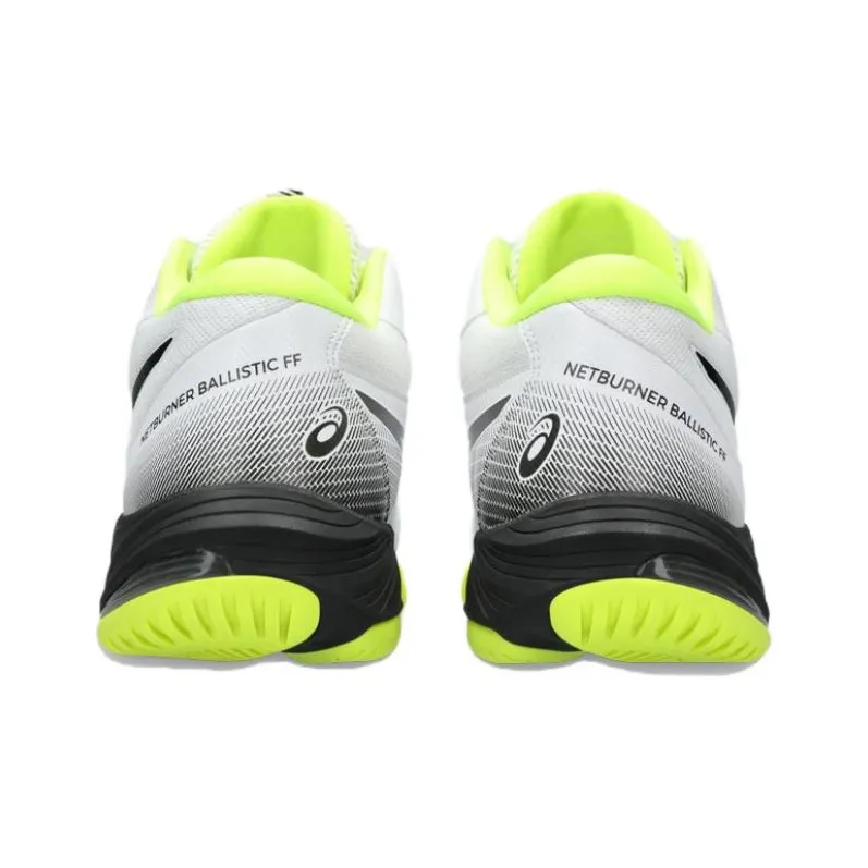 Asics Netburner Ballistic Ff Mt 3 'White Gunmetal Lime'-3