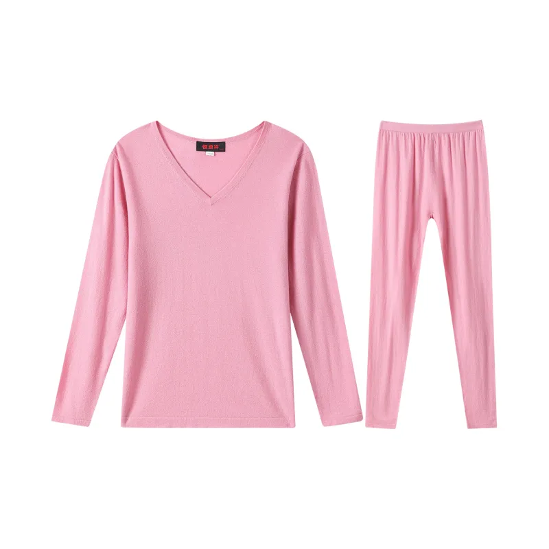 H YXIANG Thermal Set Women's Pink-0