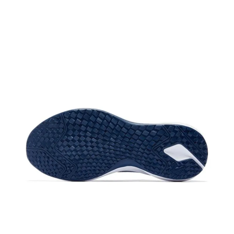 QIAODAN Cushioning Low Top Running Shoes Men's Blue-4