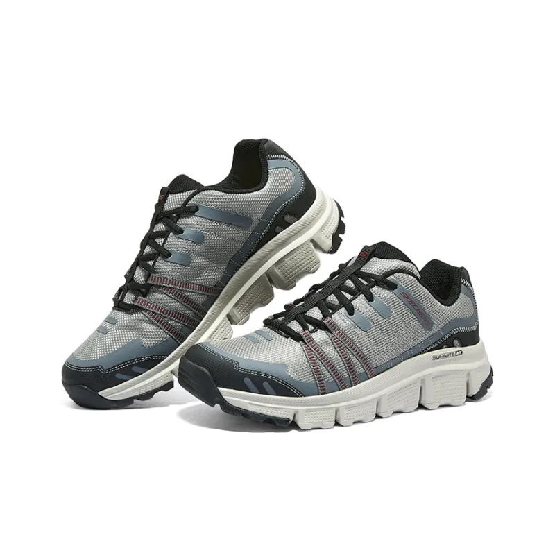 Skechers Summits Shock Absorbers Low Top Casual Shoes Men's Gray-3