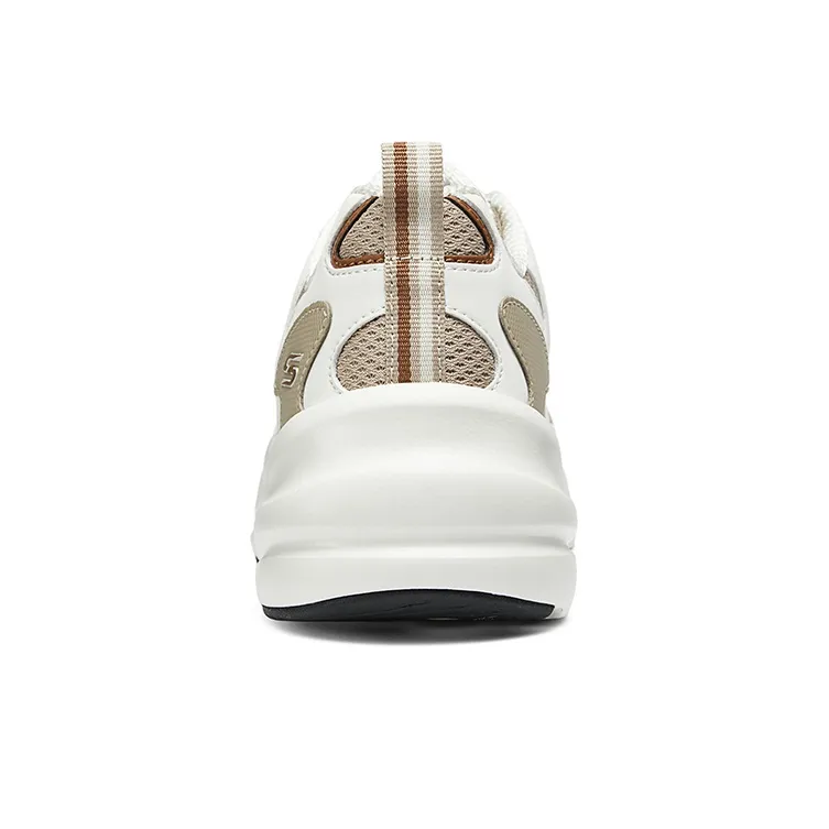 Skechers BOBS BAMINA 2 Cushioned Wear Resistant Breathable Low Top Chunky Sneakers Women's Taupe-3