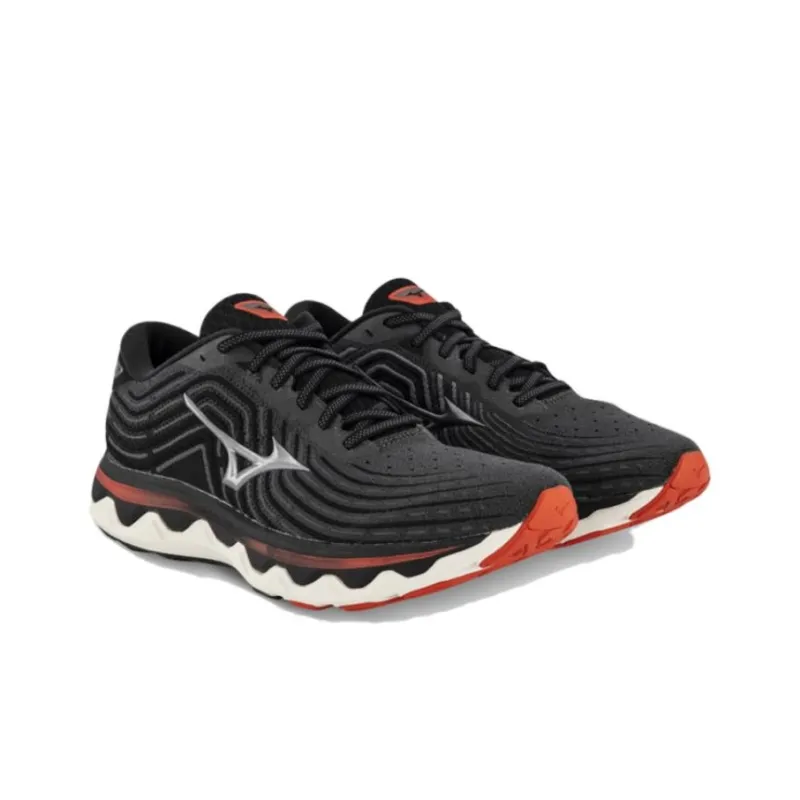 Mizuno Wave Horizon 6 'Black Grey Red'-2