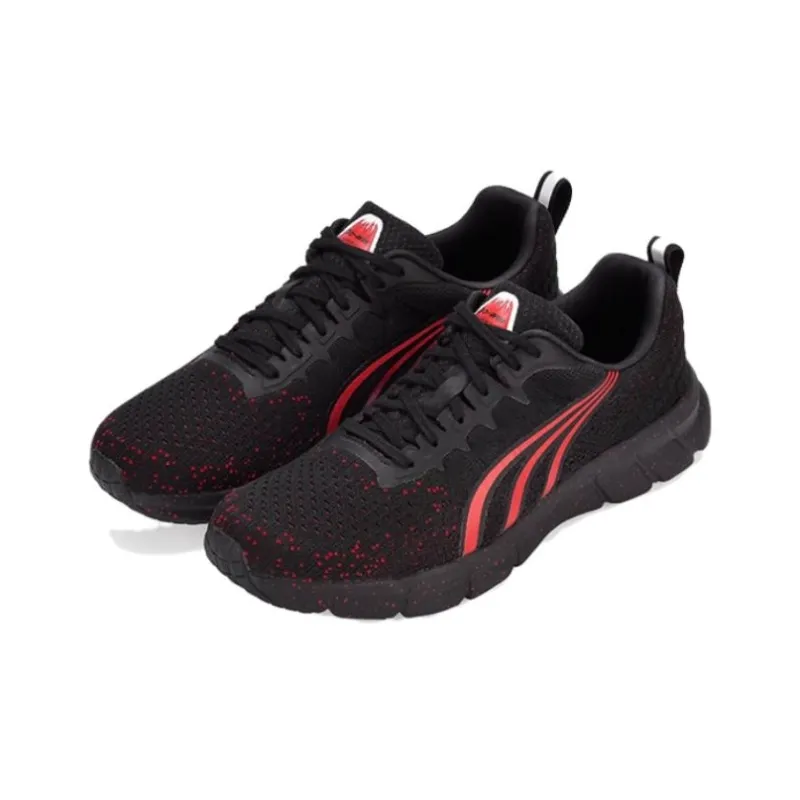 DO WIN Critical 1 Abrasion Resistant Breathable Low Top Running Shoes Unisex Black Red-3