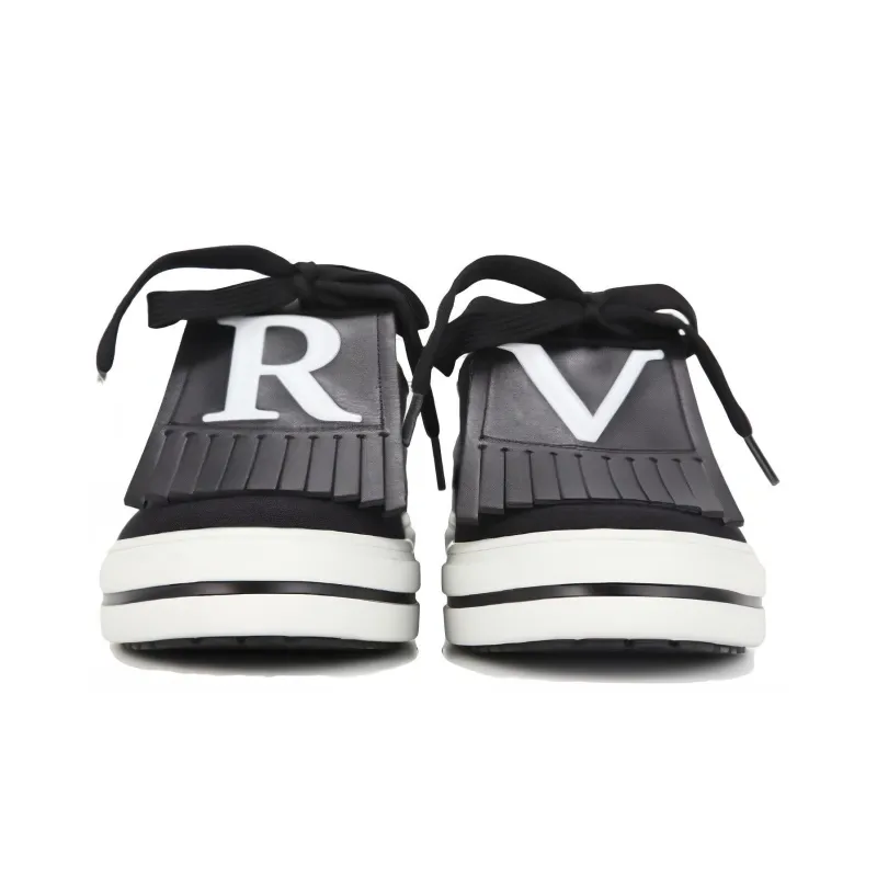 Roger Vivier Lightweight Low Top Skateboard Shoes Women's Black-3