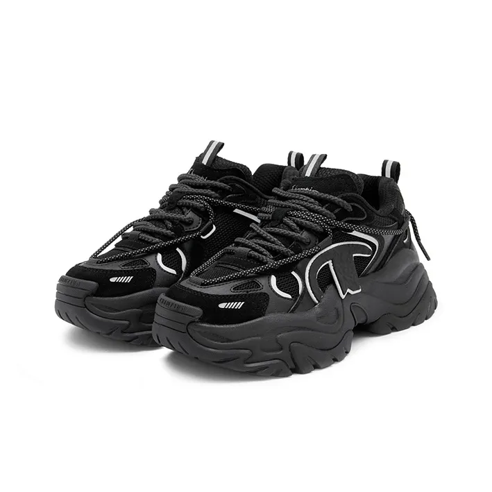Champion Thousand Layer Y2K Shoes Low Top Chunky Sneakers Men's Black-2