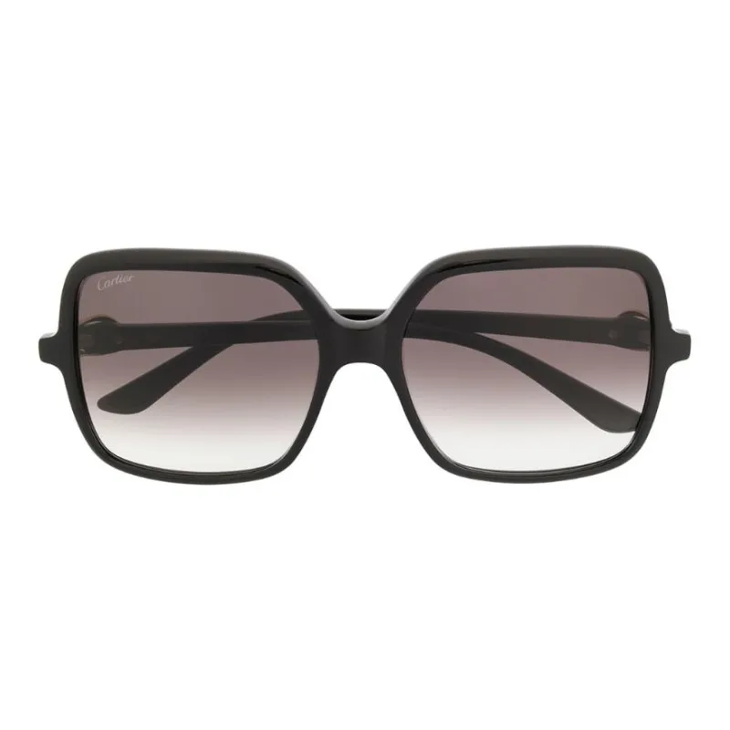 CARTIER Eyewear C Décor Square-frame Sunglasses-1