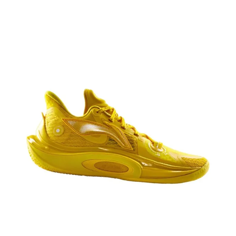 LiNing SONIC 11 Wasp Cushioning Anti Slip And Wear Resistant Low Top Basketball Shoes Men's Yellow-1