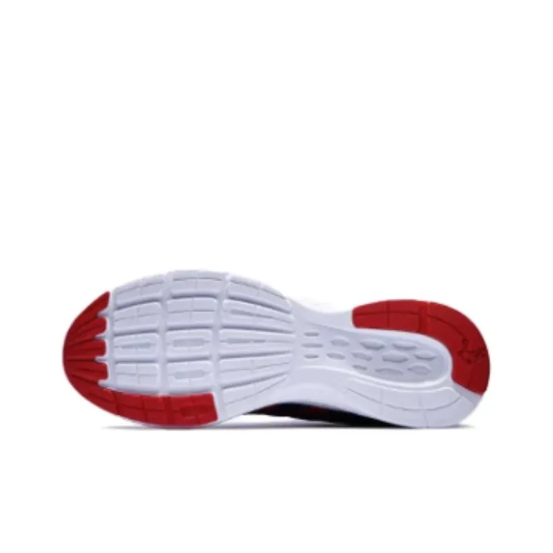 QIAODAN Shock Absorbers With Slip Resistant Features Low Top Casual Running Shoes Men's Black Red-4
