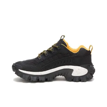 CAT Intruder Anti Slip Wear Resistant Low Top Outdoor Shoes Unisex Black White