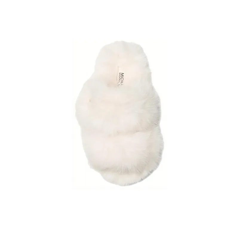 MICHAEL KORS Slip Resistant Slide Slippers Women's White-3
