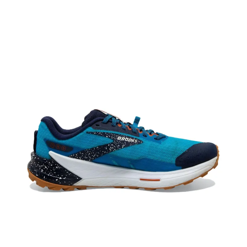 Brooks Catamount 2 Anti Slip Wear Resistant Low Top Mountaineering Outdoor Shoes Men's Blue Black-1