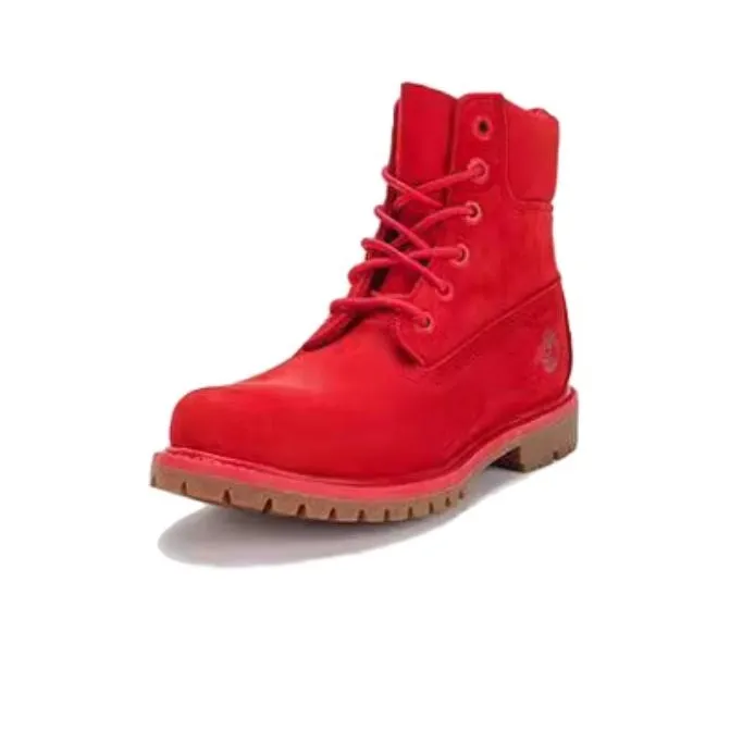 Timberland 50th Anniversary Edition Premium 6 Inch Waterproof Boot 'Medium Red Nubuck' Women's-1