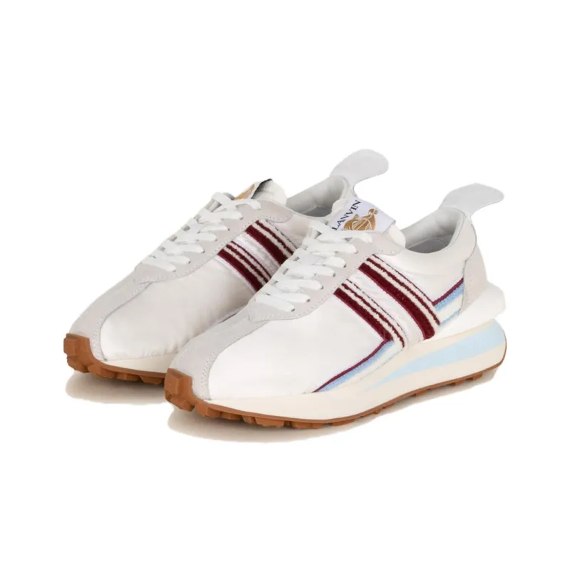 Lanvin Bumpr Sneaker Ecru Blue Women's-3