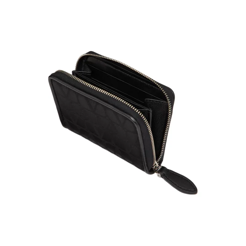Valentino GARAVANI Fabric Wallet Men's Black-5