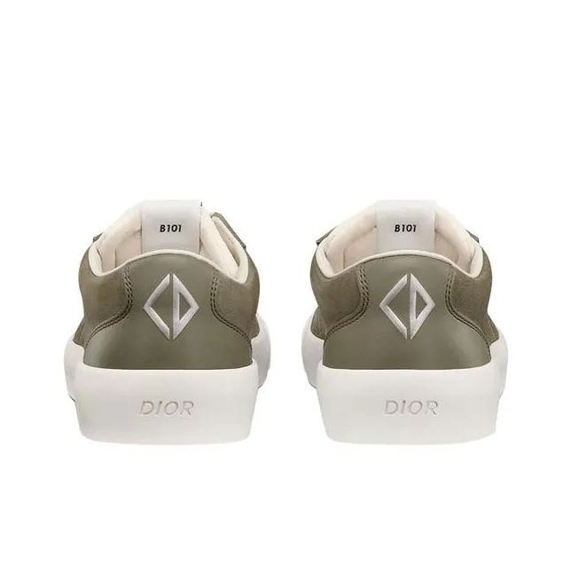 DIOR B101 Sneaker Khaki Nubuck Calfskin-4