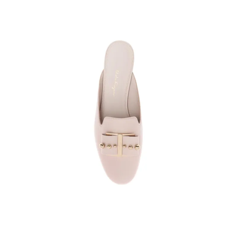 FERRAGAMO Closed Toe Slippers Women's Pink-4
