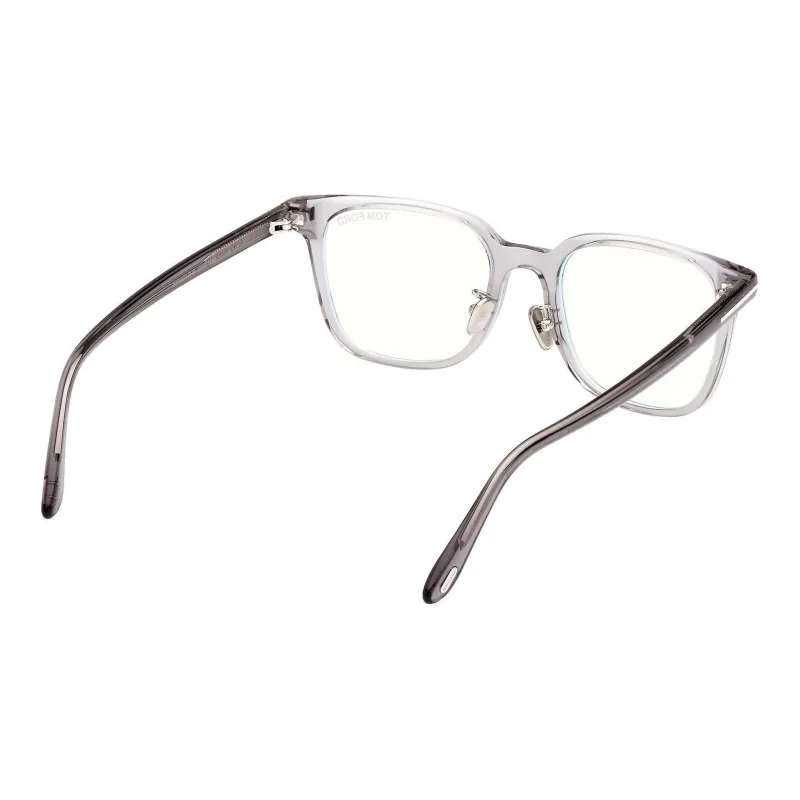 TOM FORD Plate Frame Rectangular Eyeglass Frames Unisex Gray-4