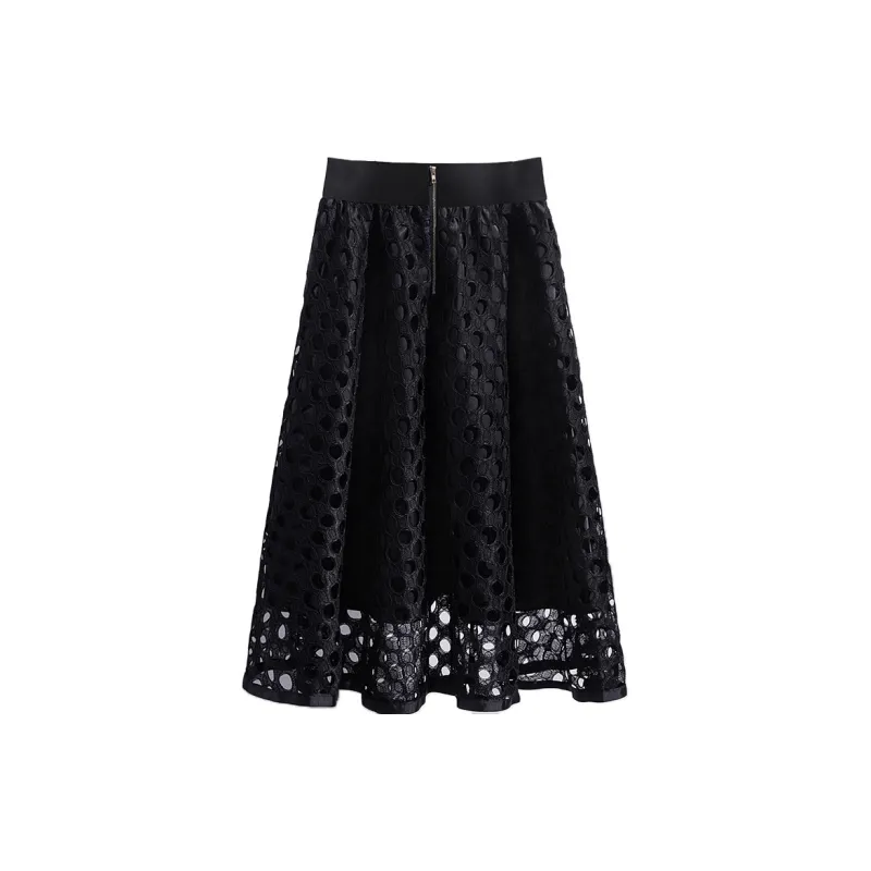 Cypress House Casual Long Skirt Women's Black-1