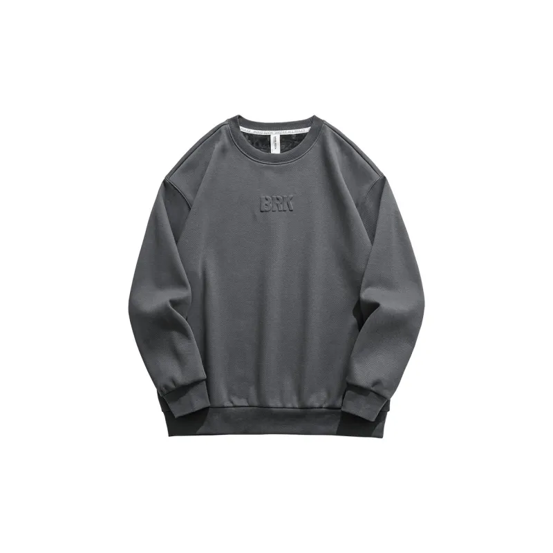 WOOD SOON Classic And Versatile Fashion Trend Outdoor Travel Heavyweight Sweatshirt Men's-5