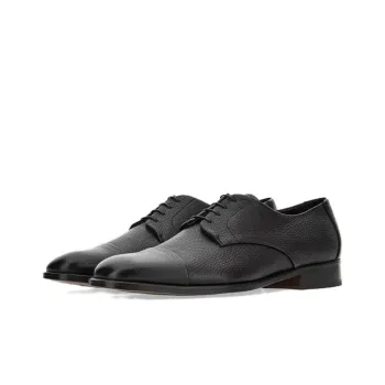 Canali Dress Shoes Men Low-Top Black