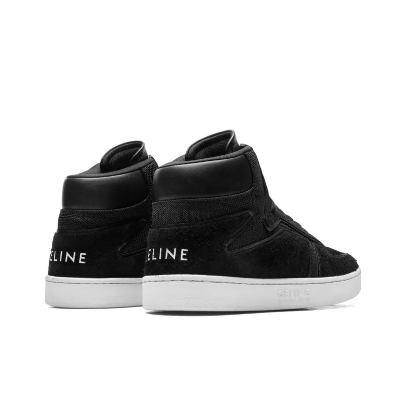 CELINE Mid Top Stylish Skateboarding Shoes Men's Black-2