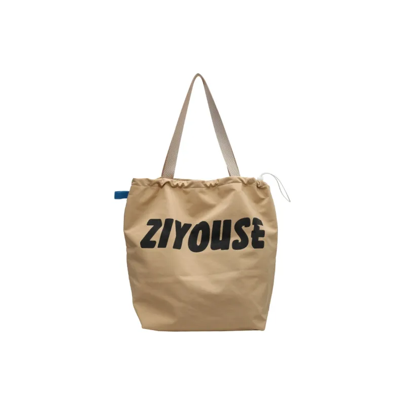 OUZIHUANG Canvas Bucket Bag Handbag Shoulder Bag Regular Women's Yellow/Ecru/Black/Khaki-22