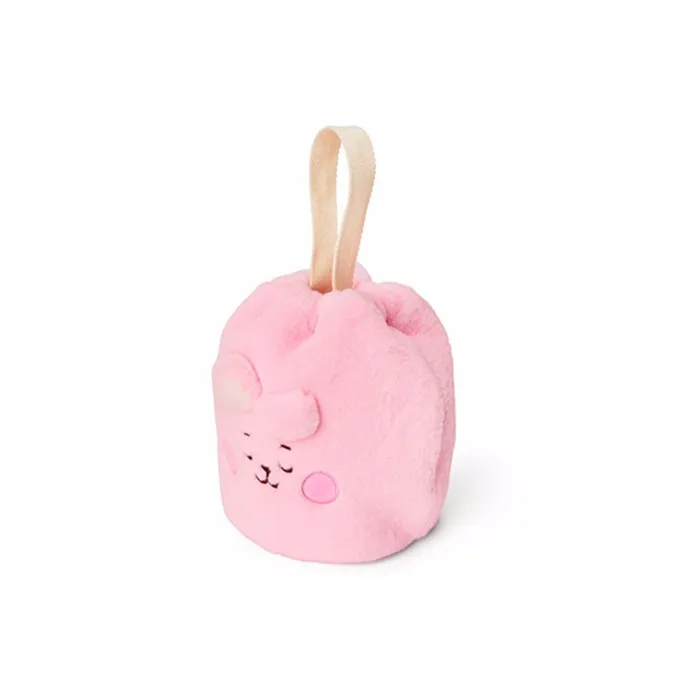 LINE FRIENDS BT21 Polyester Bucket Bag, Shoulder Bag, Crossbody Bag Women's Pink-3