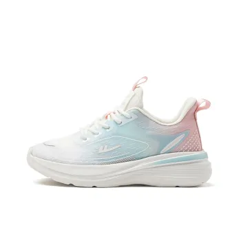 Warrior Abrasion Resistant Low Top Running Shoes Women's White Moon Pink