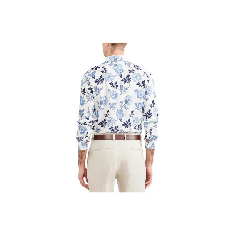 GUESS Eco Benny Paul Shirt Shirt Men's Blue-1