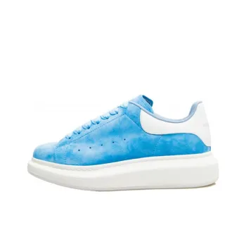 Alexander McQueen Suede Oversized Sneaker 'Blue' Women's
