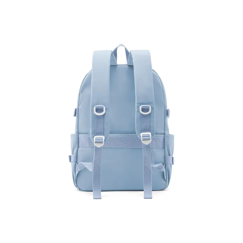 RIOREX Fabric Backpack Regular Unisex Black/White/Dark Blue/Milk Blue/Pink Purple/Light Green-22