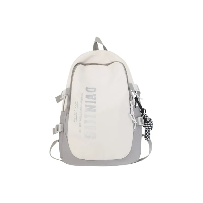 LEXI Nylon Backpack Regular Unisex Black/Gray/Blue/Orange/Purple-0