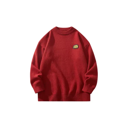 SCRM Knitwear Unisex Red