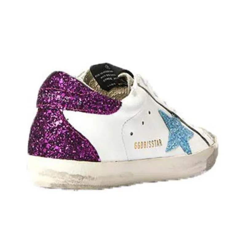 Golden Goose Low Top Skateboard Shoes Women's White-3