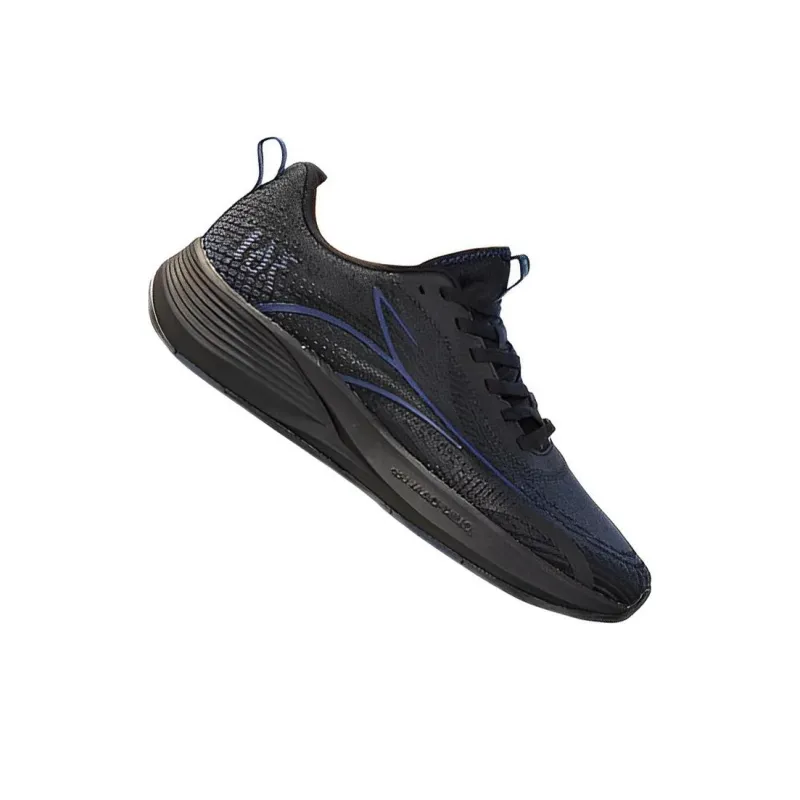 361° Feather Anti Slip Wear Resistant Low Top Running Shoes Men's Black Blue-2