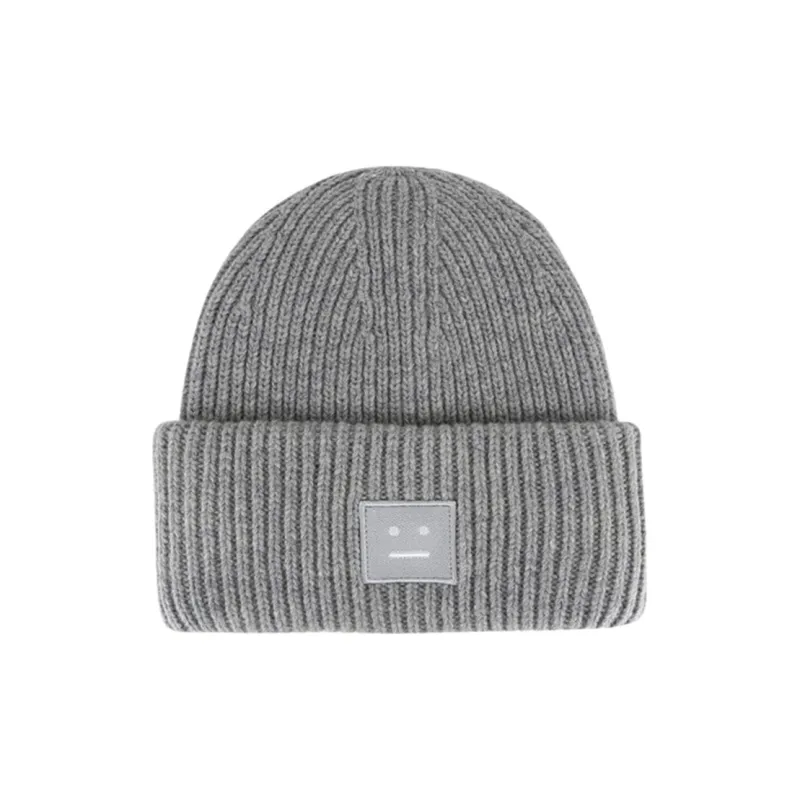 Lackpard Wool Knitted Fabric Beanies Unisex-2