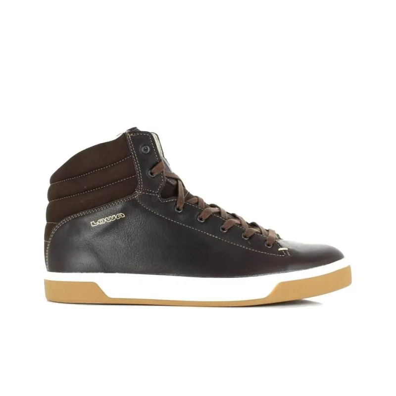 Lowa Cortina LL Cushioning Anti-Slip And Wear-Resistant Mid-Top Outdoor Shoes Men's Dark Brown-1