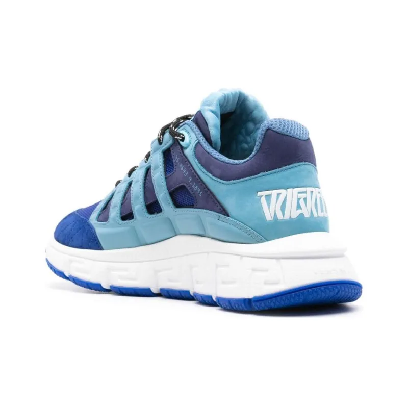 VERSACE Trigreca Low Top Blue Navy-3