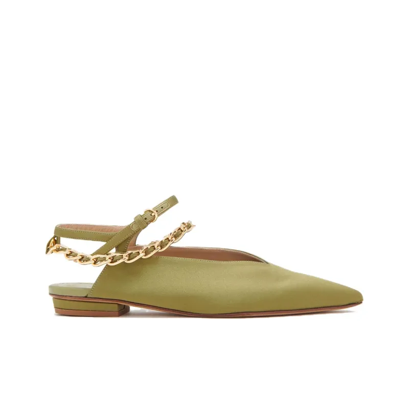 Ulla Johnson Casual Single Shoes Women's Olive-1