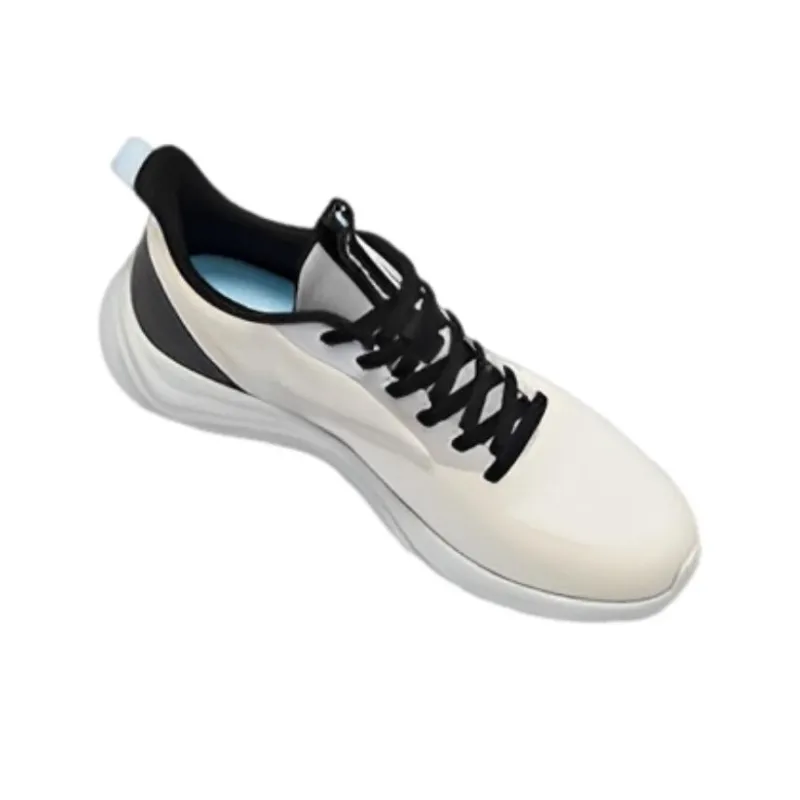 QIAODAN Cushioning Anti-Slip And Wear-Resistant Low-Top Running Shoes Men's White Green-1