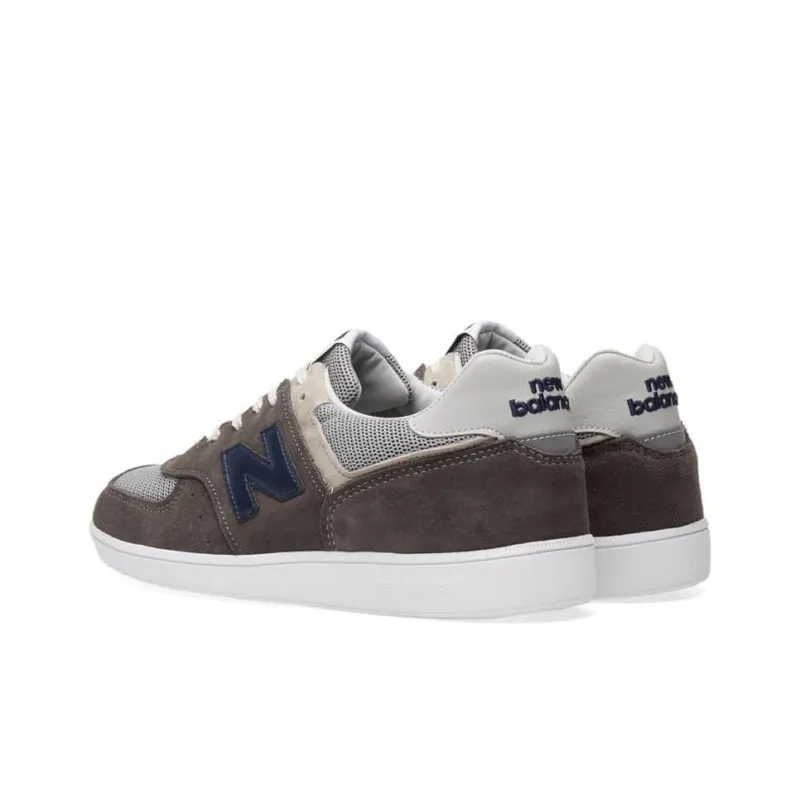 New Balance Flimby Durable Breathable Low Top Skateboard Shoes Men's Gray-3