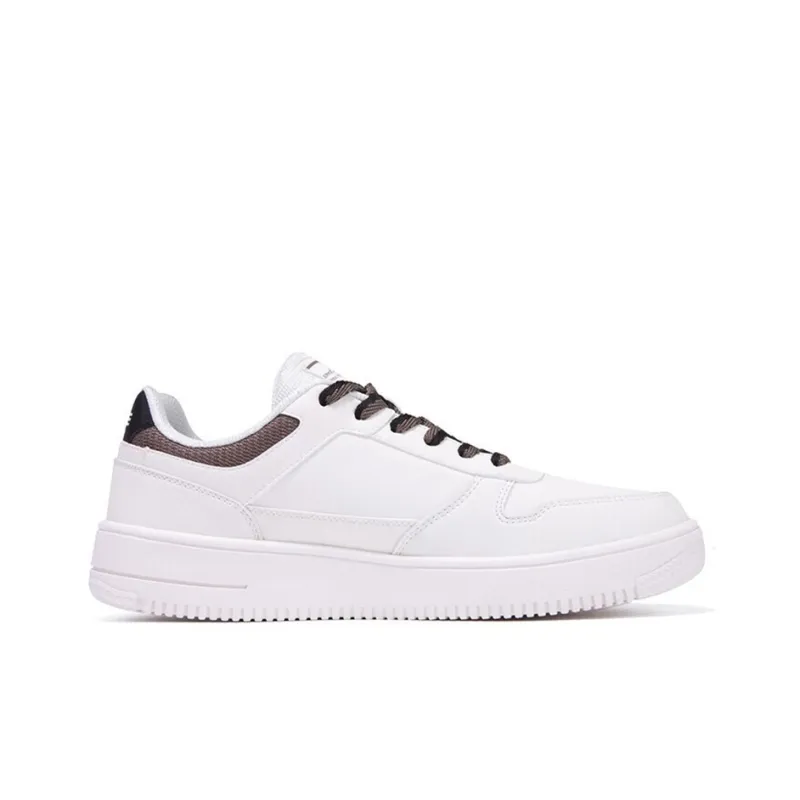 Erke Low Top Skateboard Shoes Men's White Black-1