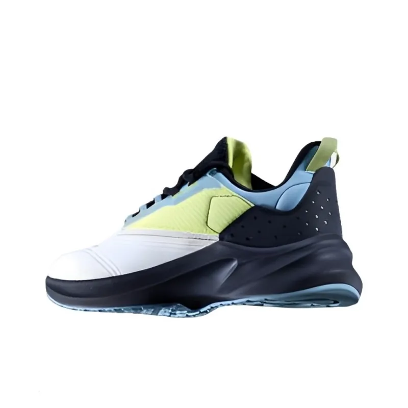 QIAODAN Slip-Resistant Low-Top Running Shoes Men's Black-0