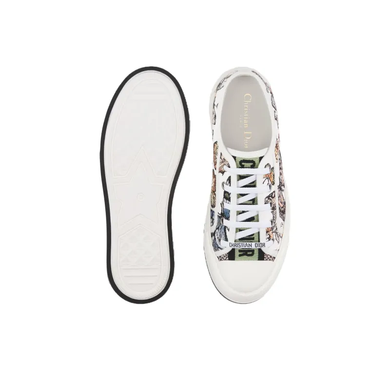 DIOR B23 Low Top Skateboard Shoes Women's White-4