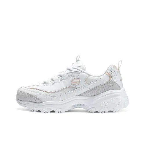Skechers D'LITES 1.0 Anti Slip And Wear Resistant Support Lightweight Height Increasing Low Top Chunky Sneakers Women's