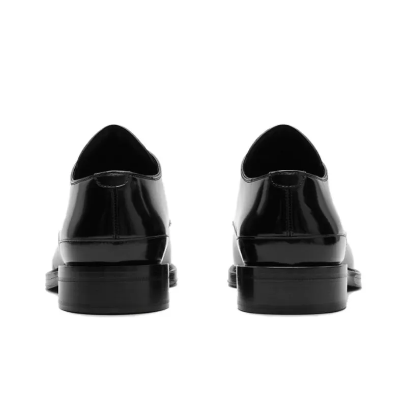 Burberry Patent-leather Derby Shoes-3