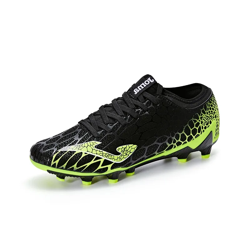 Joma FG Rubber Long Studs Cushioned Slip Resistant Sock Covers Soccer Shoes Men's Black-2