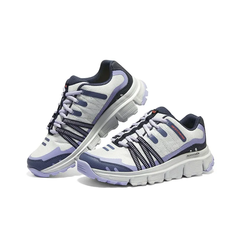 Skechers Summits AT Durable Breathable Low Top Casual Shoes Women's Blue Purple-3