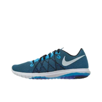 Nike Flex Fury 2 Blue Glow White Black Racer Blue