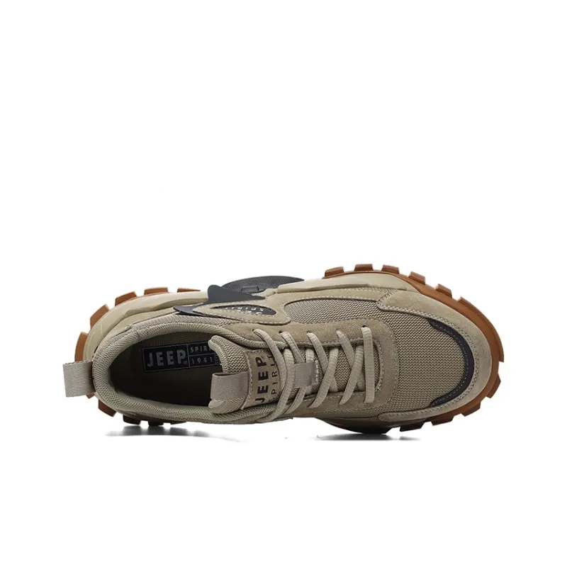 JEEP SPIRIT Mid Top Outdoor Shoes Men's Sand-22